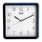 Ajanta Plastic Step Movement Wall Clock (Blue, 9 Inch) - Analog