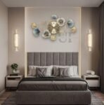 URBAN INSPIRATIONS Metal Wall Clock Big Antique Decorative Home Interior Stylish Watch & Silent Machine Gold for Bedroom/Living Room- 70CM,Analog(AA1103/168) - Image 5