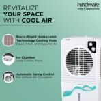 Hindware Smart Appliances | Frostwave 38L Personal Air cooler | Fan Based | 12" Fan Blade and Ice Chamber | White & Grey(AA1103/29) - Image 4