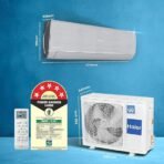 Haier Gravity Series 1.6 Ton 5 Star AI Climate Control Smart Split AC (5460 Watts, HEXA Inverter, Copper, Fabric Finish, HSU19G-MZAIS5BN-INV,Moonstone Grey) [AA1096/27] - Image 2