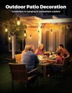 Groeien (Pack of 4) Rechargeable,Camping Gear Accessories,Vintage Light Bulbs Dimmable 3 Way LED Light Bulb Camping Lantern with Hook for Camping, Hiking, Backpacking, Emergency Outage (4, Round)(AA1103/18) - Image 3