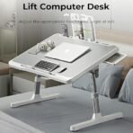 StarAndDaisy Kids Functional Laptop/Bed Table 3-12 Years Boys & Girls/Kids Study Table with Height Adjustable, Bookholder. (N7-Black Study Table)[AA1100/54] - Image 3