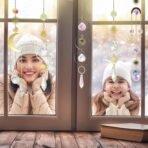 ilclviz 6Pieces Colorful Crystals Suncatcher Hanging Sun Catcher With Chain Pendant Ornament Crystal Balls For Window Home Garden Christmas Day Party Wedding Decoration - Image 4