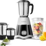 Longway Super Dlx Juicer Mixer Grinder | Up to 750 Watt Powerful Motor | 4 Jars for Grinding, Mixing, Juicing | 2 Year Warranty | Black & Gray[AA1100/60]