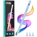 iPad Pencil Active Stylus Pen with Palm Rejection,Tilt Sensor, High Precision Tip| for iPad 2018-2025 iPad(6/7/8/9/10) Air(3/4/5/M2) Pro 11"(1/2/3/4) Pro 12.9"(3/4/5/6/M4) Mini (6/5)(BLUE & DARK GREY & SILVER & WHITE ) [AA1102/242]
