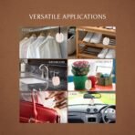 SEVA HOME Closet Freshener – Patchouli Rose | Wardrobe, Drawer & Cabinet Odor Eliminator | Long-Lasting Soy Wax Tablet | Non-Toxic & Spill-Free[AA1100/82] - Image 4