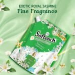 Softouch Yardley Royal Jasmine 2000 ml Fabric Conditioner | Long lasting fragrance for clothes(AA1103/127) - Image 2