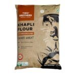 Two Brothers Organic Farms - Khapli Wheat Flour (5kg) | Low-Gluten Wheat Flour | High Dietary Fiber for Easy Digestion | Stoneground Emmer | Khapli Atta | India's Only Certified Glyphosate Free Atta    (AA1104/22)