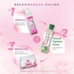 Dabur Gulabari Premium Rose Water with Aloe Vera - 1200 ml (400ml x 3) | Upto 8 HR Skin Hydration | Cleanses, Tones and Moisturises Skin | For All Skin Types(AA1103/137) - Image 4