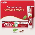 Dabur Red Paste - India's No.1 Ayurvedic Paste, Provides Protection Plaque Removal, Toothache, Yellow Teeth, Bad Breath- 800g (200gm*4) - Image 3