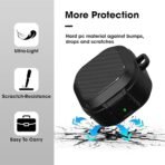 Sounce Tough Case Compatible with Samsung Galaxy Buds Live/Pro/2 Pro, Rugged Protective Cover with Carabiner, Scratch Resistant, Drop Protection, Shock Armor Series - Carbon Fiber (AA1102/61) - Image 2