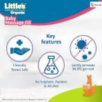 Little's Organix Baby Soap | 75g x Pack of 5 | Gentle Moisturizing Bar | Hypoallergenic & Dermatologically Tested for Baby's Sensitive Skin | No Nasties | Protects from 99.9% Germs | Kids Soap (AA1104/40) - Image 3