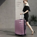 Hard Body Set of 3 Luggage 8 Wheels - ETERNAL Light-Weight & Durable Polycarbonate ROSE GOLD Hard Luggage -Gold [AA1102/273] - Image 3