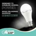 HAVELLS 8.5 W LED Inverter Bulb 4 hrs Bulb Emergency Light (White) (AA1104/289) - Image 5