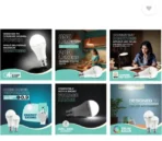 HAVELLS 8.5 W LED Inverter Bulb 4 hrs Bulb Emergency Light (White) (AA1104/289) - Image 3