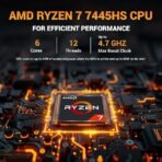 ASUS TUF A15 (2025), AMD Ryzen 7 7445HS, Gaming Laptop(RTX 3050,75W TGP,16GB DDR5(Upgradeable Upto 64GB )512GB SSD,FHD,15.6",144Hz,RGB Keyboard,48Whrs,Windows 11,Graphite Black,2.3 Kg) FA506NCG-HN199W - Image 5