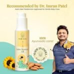 Pure Aura Baby Massage Oil 100ml | 100% Natural Baby Oil for Newborns | Ayurvedic Skin & Hair Care | Nourishing & Moisturizing | Chemical-Free, Safe for Sensitive Skin | Doctors Recommended - Image 2
