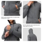 Boldfit Sweatshirt for Man Zipper Hoodies Jackets for Men Stylish Latest Hoodies Man Winter Wear Pullover Casual Sweat Shirt Travel Office Outdoor Cotton Blend with Pockets Full Zipper - Black - Image 4