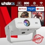 E Gate Duster 8X Fully Automatic Projector for Room | 100% DustFree + 100% Certified Netflix, Prime | 800 ISO, 1080p Native, Projector 4k Ultra HD, HDMI-ARC, Whale OS on Android + Voice Remote, EGATE - Image 2