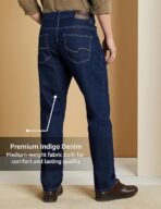 Symbol Premium Men's Cotton Stretch Jeans (Regular Fit) - Image 4