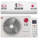 LG 1.5 Ton 5 Star DUAL Inverter Split AC (Copper, AI Convertible 6-in-1 Cooling, 4 Way, HD Filter with Anti-Virus Protection, Faster Cooling & Energy Saving, TS-Q19YNZE, White)(Non Wi-Fi Split AC - 2024) [AA1096/4]