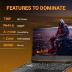ASUS TUF A15 (2025), AMD Ryzen 7 7445HS, Gaming Laptop(RTX 3050,75W TGP,16GB DDR5(Upgradeable Upto 64GB )512GB SSD,FHD,15.6",144Hz,RGB Keyboard,48Whrs,Windows 11,Graphite Black,2.3 Kg) FA506NCG-HN199W - Image 2