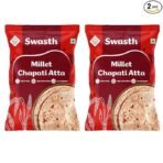 Swasth Millet Chapati Atta (flour) Made With 55% Millets Rich In Dietary Fiber,Low Carbohydrates,Atta Contains Low Glycemic Index|High Protein,Helps To Control Sugar Levels.  (AA1104/23) - Image 6