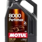 Motul 8000 Perfomax 5W-40-3.5L|Fully Synthetic|Maximum Performance|Suitable for Petrol, Diesel & CNG Cars