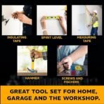 iBELL VORMIR VR TB179-7 Professional Tool Kit with Ratchet Set, 179-Piece Hand Tool Set with Sockets, Wrenches, Screwdrivers, Precision Bits & Case for Mechanics & Home Use[AA1102/255] - Image 3