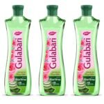Dabur Gulabari Premium Rose Water with Aloe Vera - 1200 ml (400ml x 3) | Upto 8 HR Skin Hydration | Cleanses, Tones and Moisturises Skin | For All Skin Types(AA1103/137)