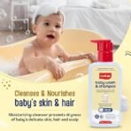 LuvLap Baby Wash & Shampoo - 400ml with Chamomile, Milk Protein, Oatmeal & Shea Butter, Paraben Free, Tear Free, Soap Free, Rich Moisturised Skin & Soft Hair, Baby Body Wash, Dermatologically Tested (AA1104/37) - Image 4