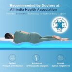 The Sleep Company SmartGRID Ortho Mattress | Japanese Patented Technology | AIHA Certified | Medium Firm Orthopedic Mattress for Back Pain Relief | 10 Years Warranty | Queen Size Bed 72x60x6 - Image 2