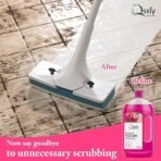 QSSIY Floor Cleaner 1L Rose | Concentrated for Home Tiles, Marble, Wood | Streak-Free, Hand-Safe, Made in India[AA1100/36] - Image 3