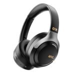 GOBOULT New Newly Launched Anchor Bluetooth Wireless Over Ear Headphones with Mic, Active Noise Cancellation, 72H Playtime, AUX, Type-C Fast Charging, 40mm Bass Drivers, ANC Headphones [AA1102/147]