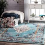 Status Contract 3 x 5 Feet Multi Printed Vintage Persian Carpet Rug Runner for Bedroom/Living Area/Home with Anti Slip Backing