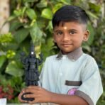 Tirupati Balaji Idol For Car Dashboard, Venkateswara Swamy Murthi, Vaastu Advised Balaji Statue - Tirupati Balaji Murti Idols For Pooja Room (Marble, Black Big), 20 cm, 8 cm(AA1103/109) - Image 4