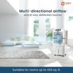 Orient Electric Aerostorm 92 L Desert Air Cooler For Home | Densenest Honeycomb Pads | Inverter Compatible | High Air Delivery, Auto-Fill Technology | 1 Year Warranty by Orient | White - Image 4