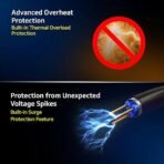 V-Guard iMagno 410 AC Stabilizer for 1.5 ton Inverter AC | Digital Display| Intelligent Time Delay System | Energy Efficient Design | 2 Year Warranty by V-Guard | White (Working Range 170-270 VAC) (AA1104/145) - Image 3