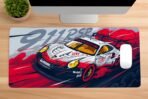 Sports Car Mouse Pad, Large Extended Desk Mouse Pad, Non-Slip Spill-Resistant Mousepad with Special-Textured Surface,Gamer/Office/Home 585mm x 280mm (11 x 23 INCH) (Sports Car MPB 03) [AA1102/188]