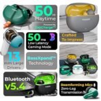 TRIGGR Ultrabuds N3 with Crisp Calling, 50H Playtime, 13mm Drivers, BassXpand Bluetooth (Canary Smoke, in The Ear) (AA1104/132) - Image 5