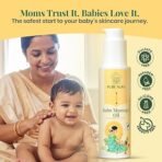 Pure Aura Baby Massage Oil 100ml | 100% Natural Baby Oil for Newborns | Ayurvedic Skin & Hair Care | Nourishing & Moisturizing | Chemical-Free, Safe for Sensitive Skin | Doctors Recommended - Image 3