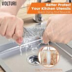 VOLTURI Non Scratch Wire Dish Cloth (Pack of 10), Steel Scrubber for Utensils Cleaning, Multipurpose Wet and Dry Cleaning, Stainless-Steel Dish Wash Scrubber for Washing Dishes, Sinks, Counters - Image 2