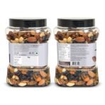 Farmley Panchmeva Dry Fruits Mix, 1 Kg I Fit for Fasting | Healthy Snacks Mixed Nuts Contain Almonds, Cashews, Dates, Black Raisin, Green Raisin - Image 4