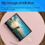 HP 886C 64GB OTG Flash Drive 3.2 Gold/Metallic Swivel Design/Durable Metal Material (AA1102) - Image 2