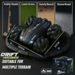 GRAPHENE 4X4 Remote Control Drift Stunt Car 4WD Racing Fall Resistant RC Car 360° Rotating Dual Sided Climbing High-Speed Tumbling Cross-Country Battle Off Road Rechargeable Adults Boy Girl (AA1104/168) - Image 5