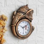 Wall Clock for Home Decor - Decorative Designer Clocks Design Analog Hanging Wall Clock for Living Room, Bedroom, Kitchen, Office, Hall (Brown)(AA1103/182) - Image 4