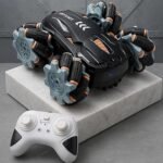 GRAPHENE 4X4 Remote Control Drift Stunt Car 4WD Racing Fall Resistant RC Car 360° Rotating Dual Sided Climbing High-Speed Tumbling Cross-Country Battle Off Road Rechargeable Adults Boy Girl (AA1104/168)