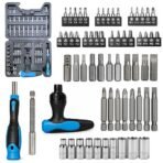 Shopper52 63 In 1 PCs Socket Set & Screwdriver Tool Kit Wrench Set Multi-Purpose Combination Bits With Storage Case For Home & Industrial Use, Garage [AA1102/256]