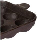 Amazon Brand - Solimo Cast Iron Pre-Seasoned Paniyarkal | Retains Heat | 9 Holes | Black(AA1103/39) - Image 2