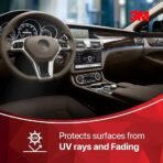 3M Car Dashboard Dresser (500 ml) | Restores Gloss and Shine on Dashboard and Other Plastic Parts | Protection from UV Rays and Fading (AA1102/33) - Image 3